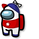 Among Us White Homestar Runner Character