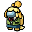 Among Us Yellow Animal Crossing Isabelle Character