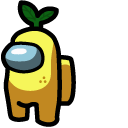 Among Us Yellow Character Lemon