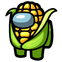 Among Us Yellow Corn Character
