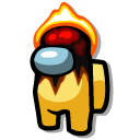 Among Us Yellow Match Character