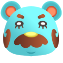 Animal Crossing Beardo and Globe