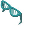 Animal Jam Arctic Hare and Blue Glasses