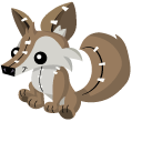 Animal Jam Coyote and Coyote Plushie
