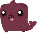 Animal Jam Magenta Seal and Glasses