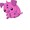 Animal Jam Pig and Pig Plushie