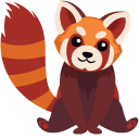Red Panda and Bamboo