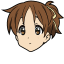 K-ON! Ui Hirasawa and Turtle