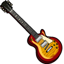 K-ON Yui Hirasawa and Guitar