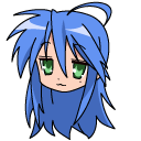 Lucky Star Konata Izumi and her Hand