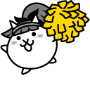 The Battle Cats Cheerleader Cat