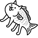 The Battle Cats Fish Cat and Whale Cat