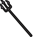 The Battle Cats Fishman Cat and a Trident