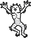 The Battle Cats Fishman Cat and a Trident