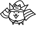 The Battle Cats Samurai Cat