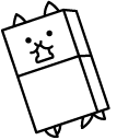 The Battle Cats Wall Cat and Eraser Cat