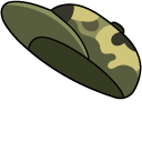 Bluey Jack Russel and Army Hat