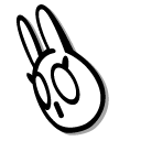 Boom Slingers Happy Bunny
