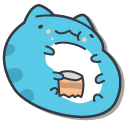 Bugcat Capoo and Dogdog Eating Too Many Snacks