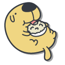 Bugcat Capoo and Dogdog Eating Too Many Snacks