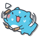 Bugcat Capoo and Nunchaku
