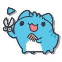 Bugcat Capoo Cutting his Bangs
