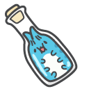 Cute Bugcat Capoo in Bottles