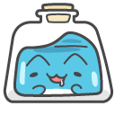 Cute Bugcat Capoo in Bottles