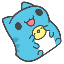Cute Bugcat Capoo with Umbrella