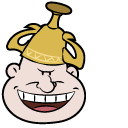 Captain Underpants Flabby Flabulous and Gold Trophy 