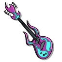 Danny Phantom Ember McLain and Guitar