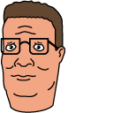 King of the Hill Hank and a Spatula