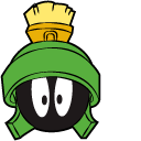 Looney Tunes Marvin the Martian and Flag