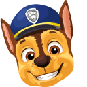 Paw Patrol Chase and Pup Tag