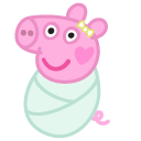 Peppa Pig Evie Pig and a Baby Bottle