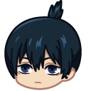 Chibi Chainsaw Man Aki Hayakawa and Fox Devil
