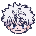 Chibi Hunter x Hunter Killua Zoldyck and Skateboard