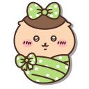 Chiikawa Baby Hachiware and Baby Kurimanju