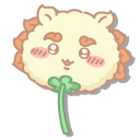 Chiikawa Dandelion Momonga and Shisa