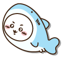 Chiikawa Shark and Usagi Sunfish