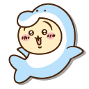 Chiikawa Turtle and Usagi Dolphin