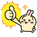 Kawaii Chiikawa Happy Usagi