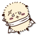 Kawaii Chiikawa Rakko with a Sword