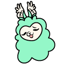 Chikn Nuggit Unnamed Llama and Nametag