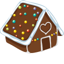 Christmas Gingerbread Bell and House