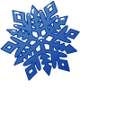 Christmas Snowflake and Snowman