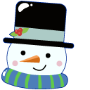 Christmas Snowflake and Snowman