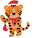 Christmas Tiger