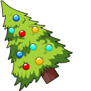 Christmas Tree and T-Rex
