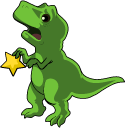 Christmas Tree and T-Rex